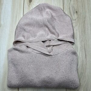 Nanushka Women's Knit hoodie Sweater Pink  Size XS Oversized Athleisure Stretch